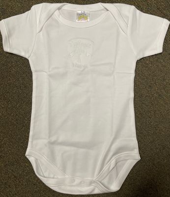White Baptismal Day Onesie