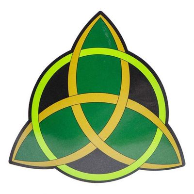 Black Gold Trinity Knot Magnet