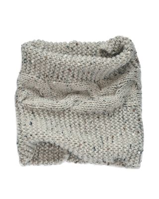 Oatmeal Speckled Wool Snood