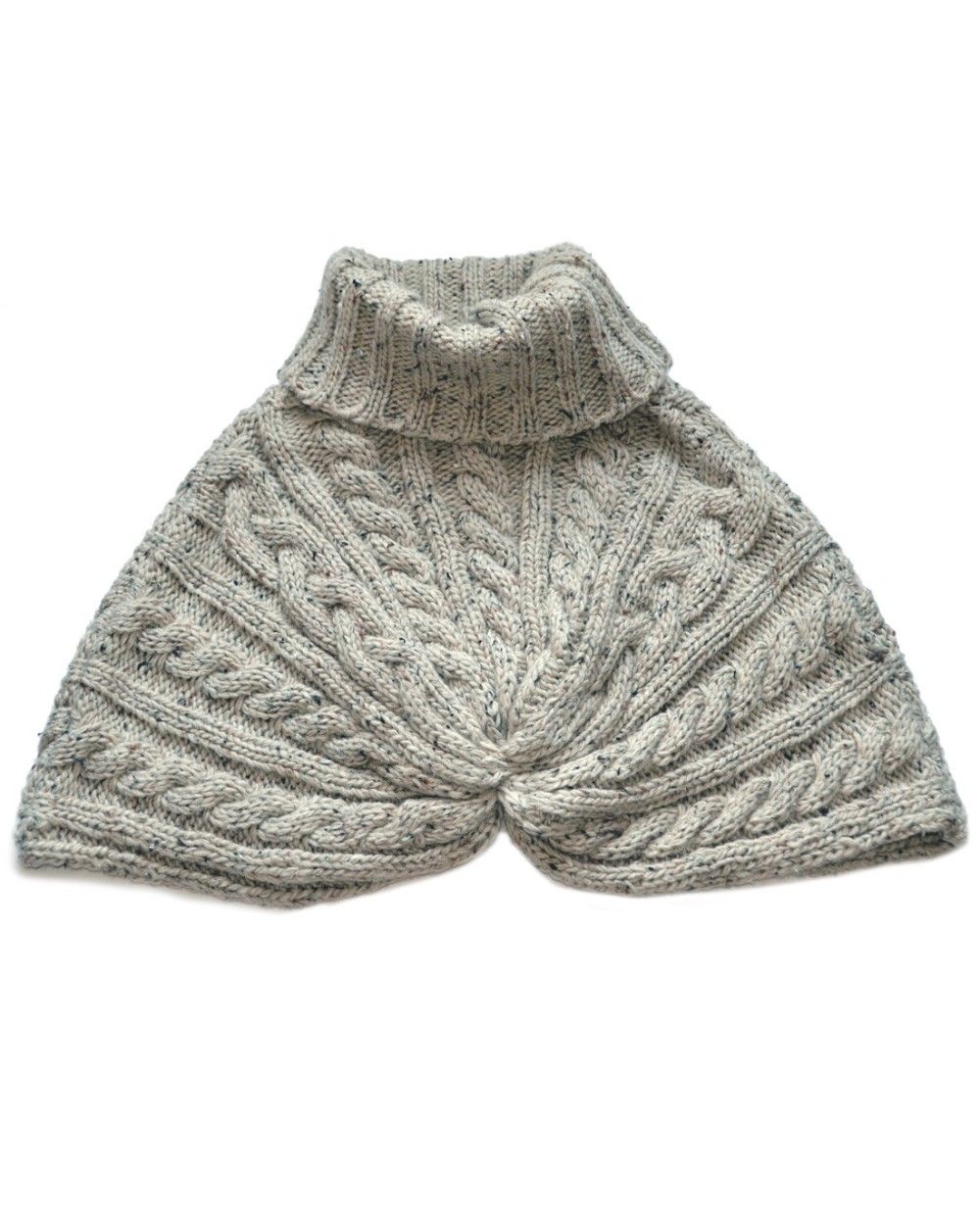Oatmeal Specked Wool Cape Disc.