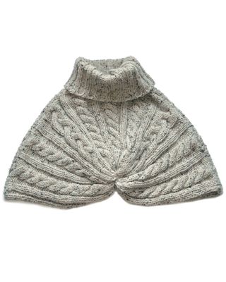 Oatmeal Specked Wool Cape Disc.