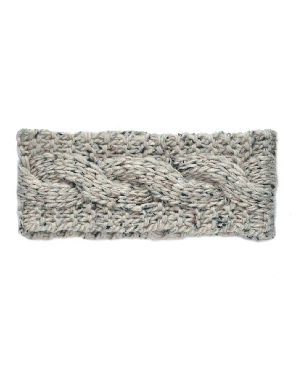 Oatmeal Speckled Wool Headband