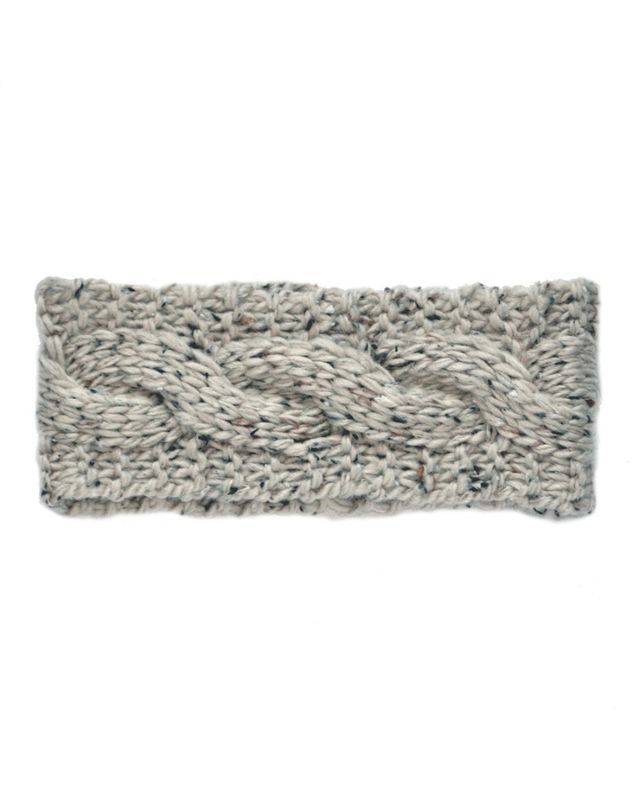 Oatmeal Speckled Wool Headband