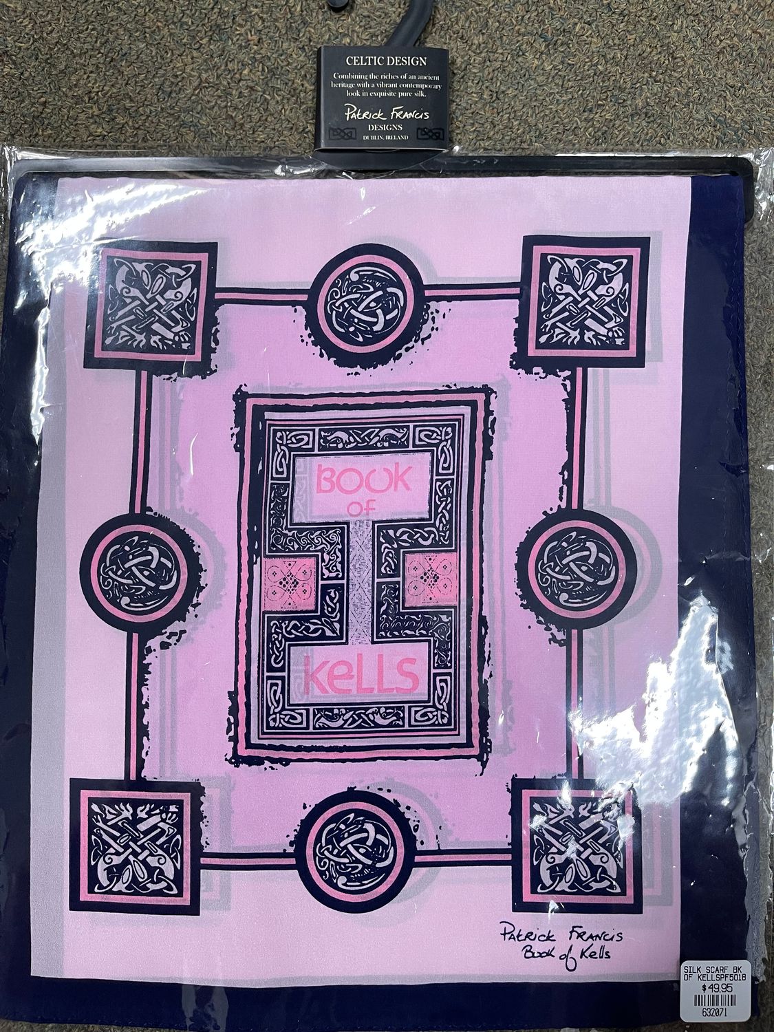 Silk Scarf- Book of Kells Disc.