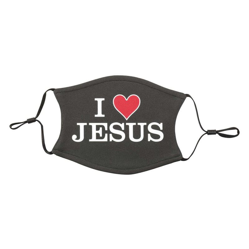I (Heart) Jesus Face Mask Disc.
