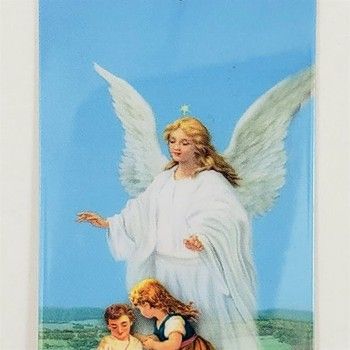 Guardian Angel Bookmark with Medal