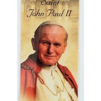 Saint John Paul II Bookmark with Medal