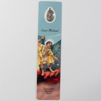 St. Michael Bookmark with Medal