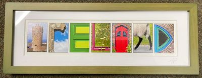 Ireland Framed 4&quot; x 12&quot; Disc.