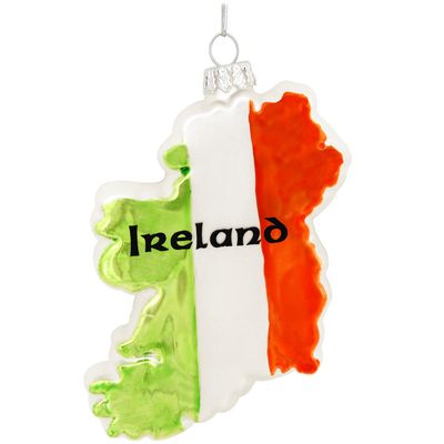 Ireland Glass Ornament Disc.