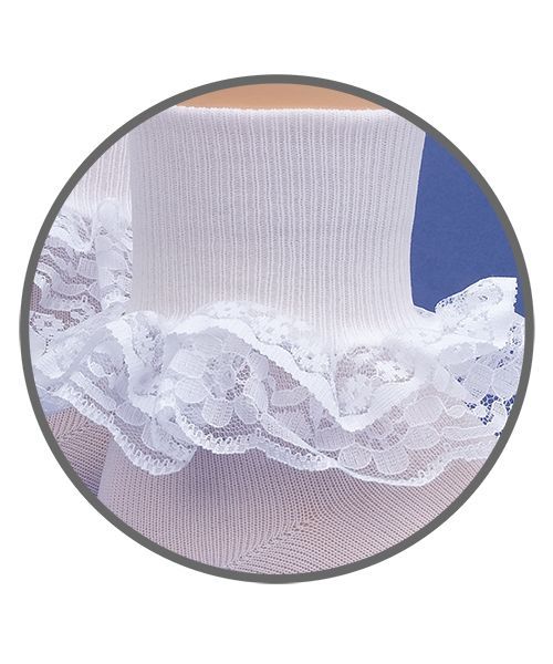 First Communion Lace Socks, One Pair