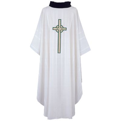 Priest Chasuble with Celtic Cross- Green