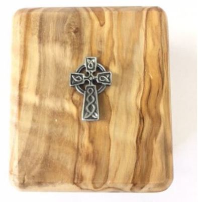 Celtic Cross Box with Rosary