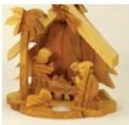 Olivewood Ornament Nativity Scene