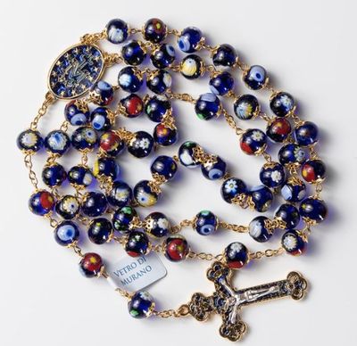 Venetian Glass Rosary