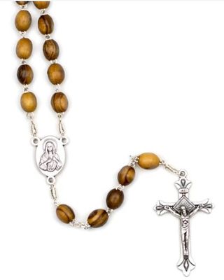 Rosary Wood On Chain