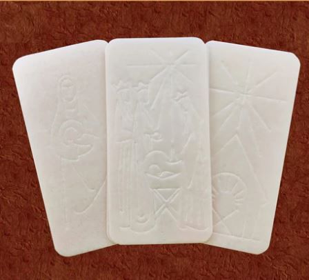 Christmas Wafer White