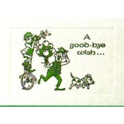 Irish Good Bye Wish Note Cards 10 Pack Disc.