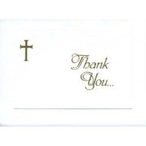 Cross Thank You Cards 10 Pack