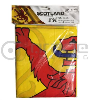 3&#39; x 5&#39; Scottish Flag (Rampant Lion)