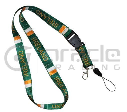 Ireland Lanyard Keychain