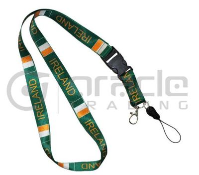 Ireland Lanyard Keychain