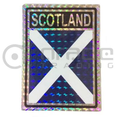 Scotland Square Bumper Sticker (St. Andrew&#39;s Cross) Disc.