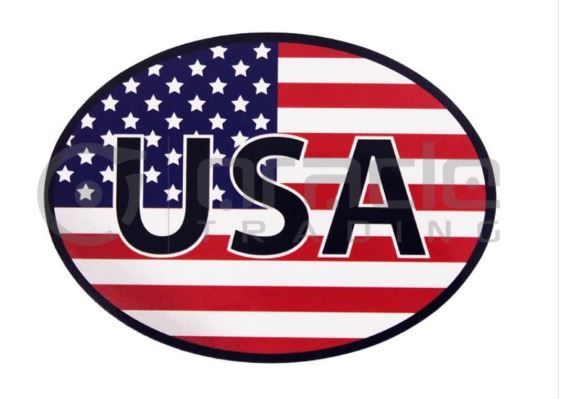 USA Oval Decal