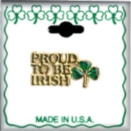 Proud To Be Irish Pin Disc.