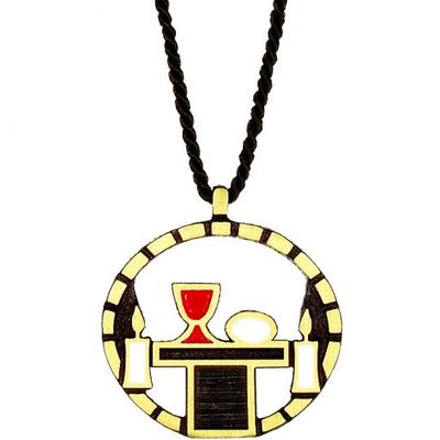 Eucharistic Minister/Altar Server Pendant, Lord&#39;s Table