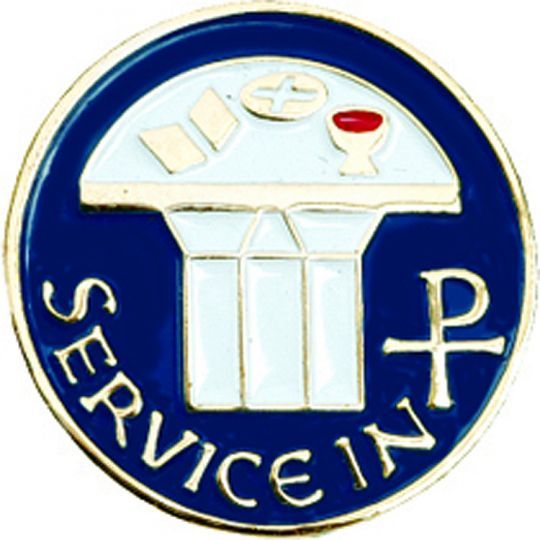 Service in Christ Pin Disc.