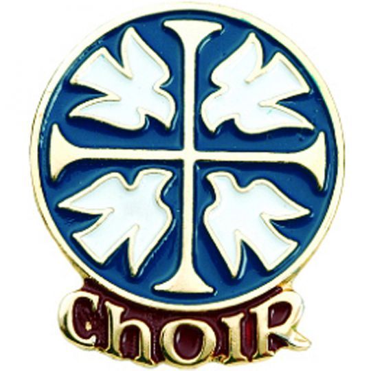 Choir with Holy Spirit Pin