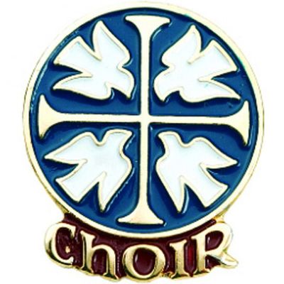 Choir with Holy Spirit Pin