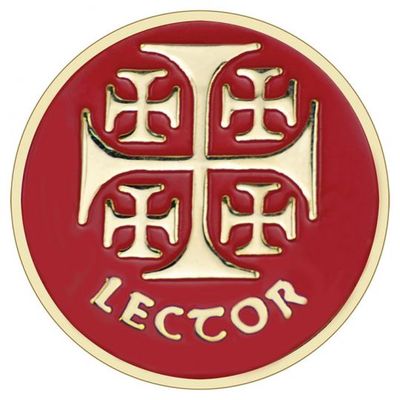 Jerusalem Cross Lector Pin
