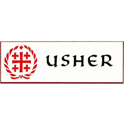 Usher Badge Magnetic