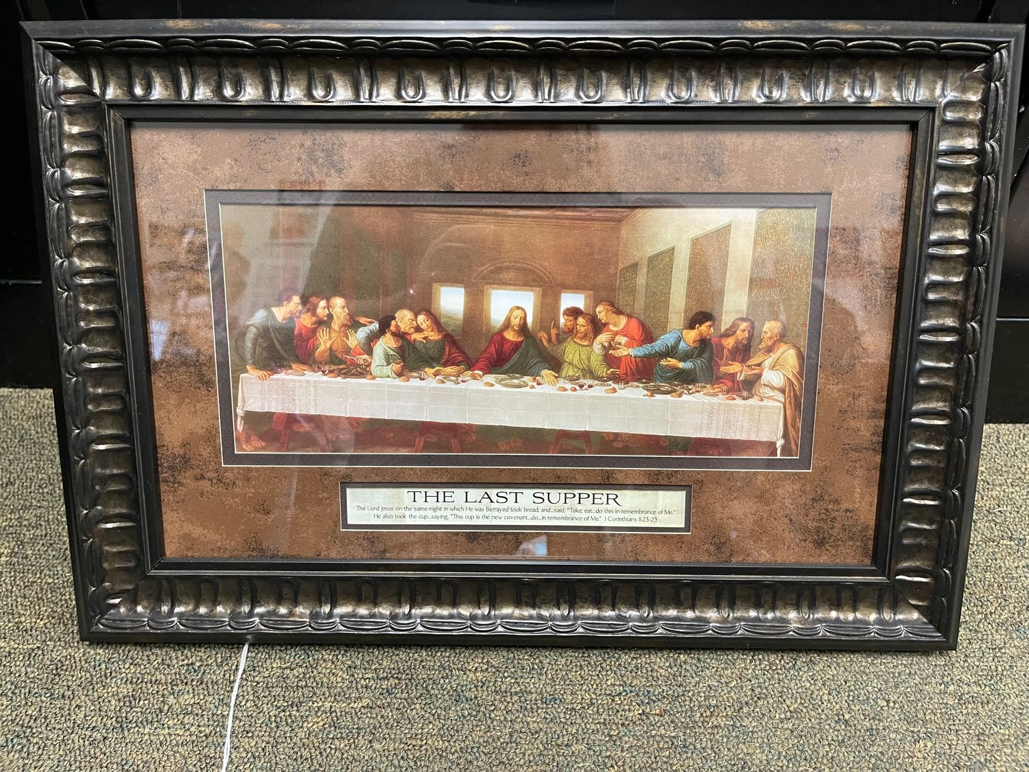 The Last Supper Plaque 12&quot;x18&quot;