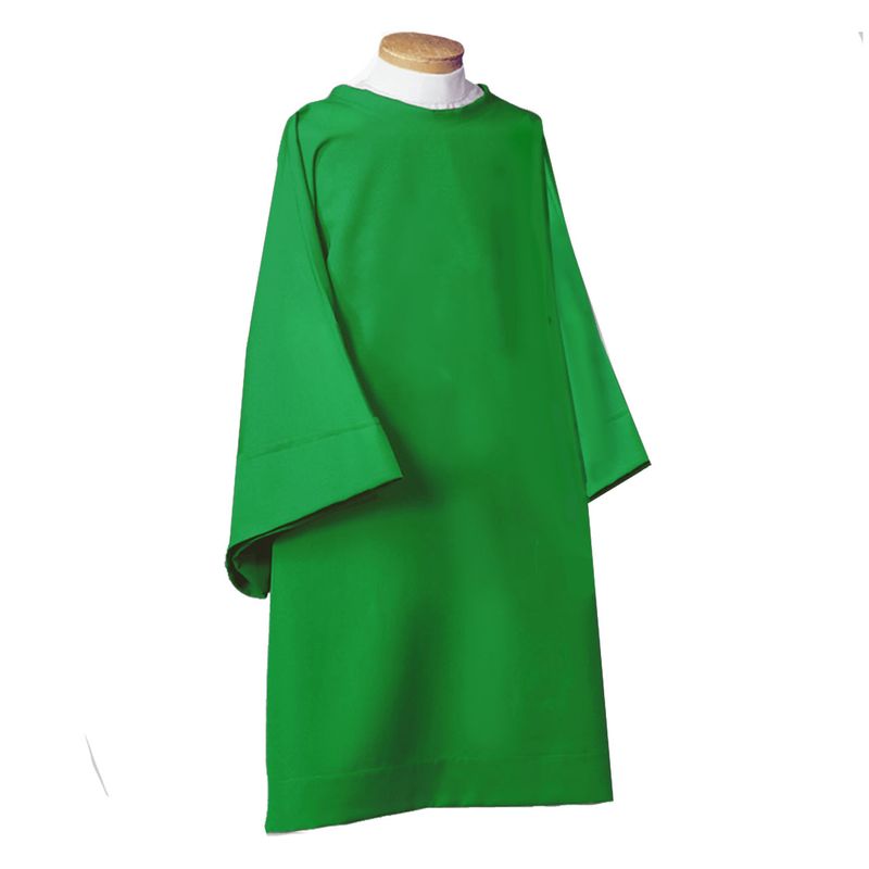 Deacon Dalmatic, Plain, Green, Style D21- Disc.