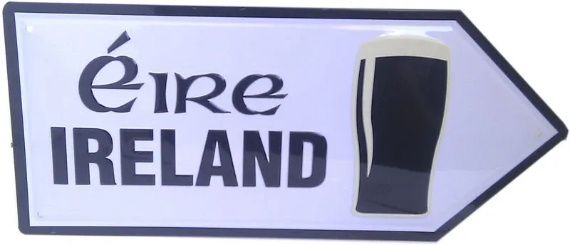 Metal Road Sign Pint