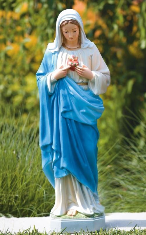 26" Sacred Heart of Mary, Full Color