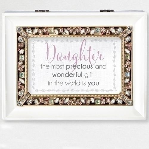 Daughter White Music Box