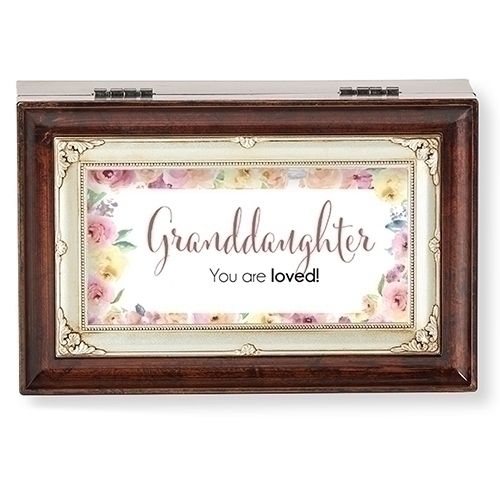 Granddaughter Brown Music Box