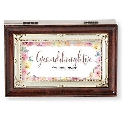 Granddaughter Brown Music Box