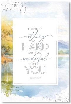 There Is Nothing Wood Frame Wall Plaque 6&quot;x9&quot;