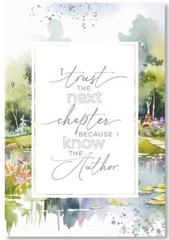 I Trust The Next Wood Frame Wall Plaque 6&quot;x9&quot;