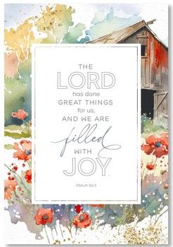The Lord Has Done Wood Frame Wall Plaque 6&quot;x9&quot;