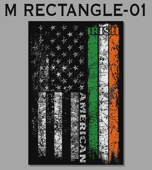 Irish American Flag Magnet