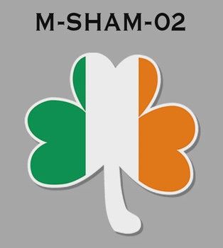 Tri-Color Shamrock Magnet