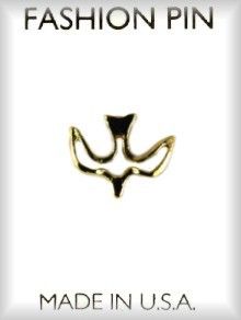 Gold Dove Lapel Pin