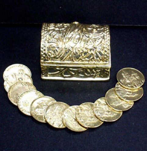 Arras Silver Chest- 13 Coins