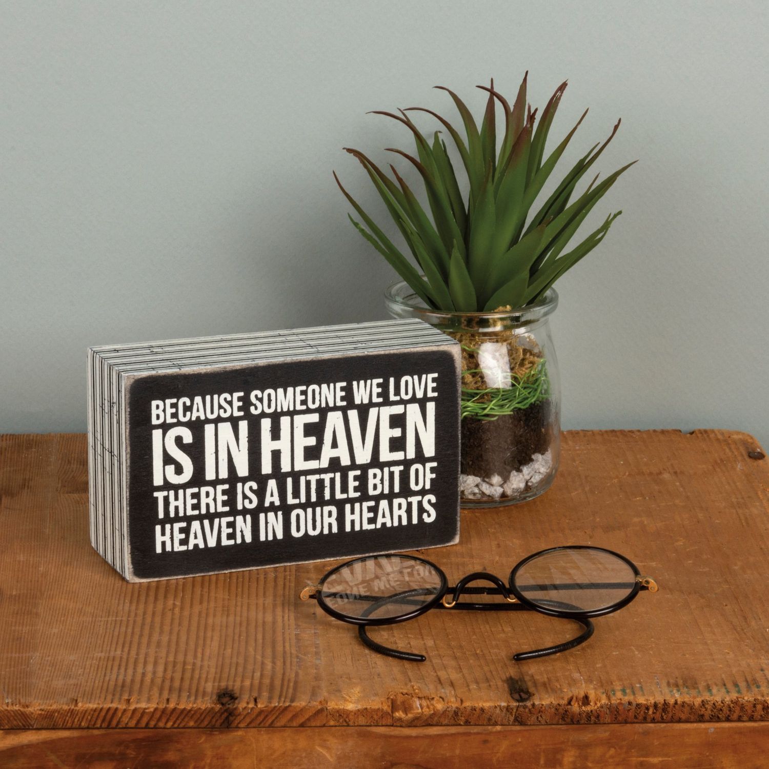 Box Sign In Our Hearts